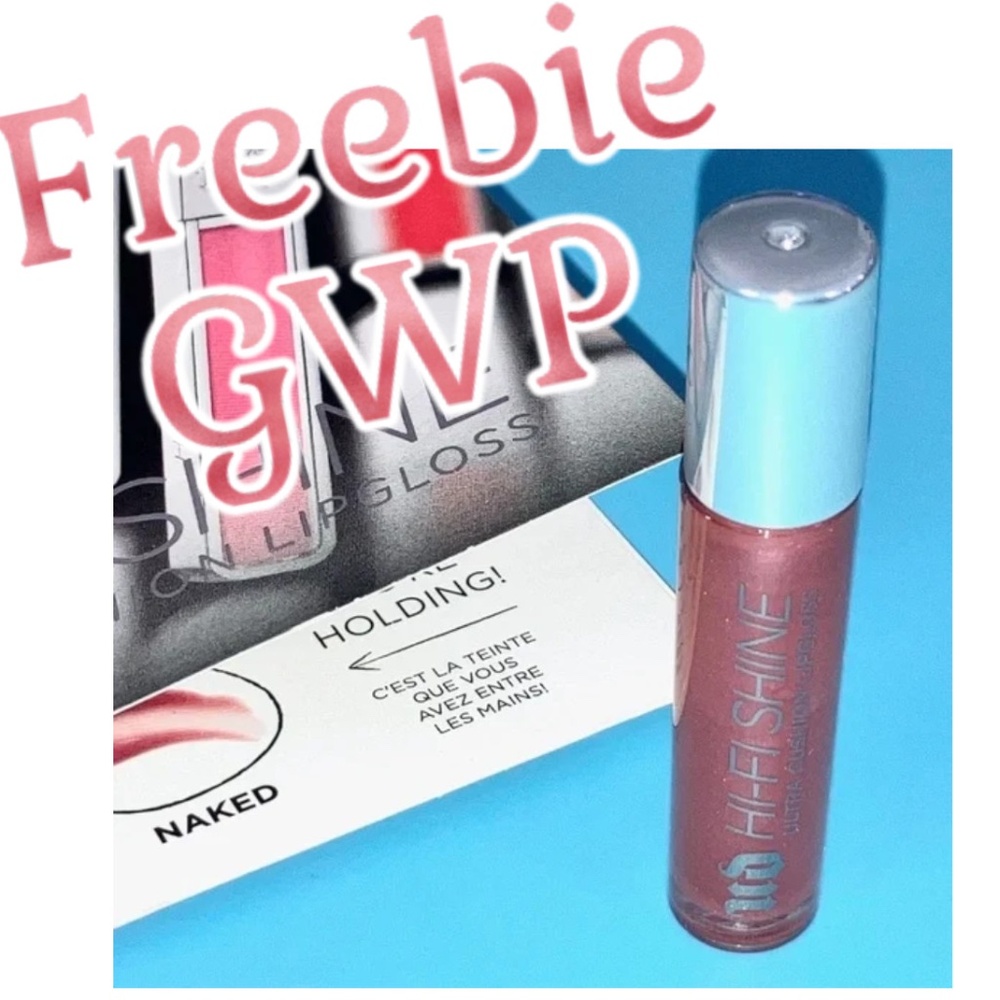 🛍️ FREE w/$30 - NAKED Urban Decay Hi-Fi Shine Ultra Cushion Lip Gloss